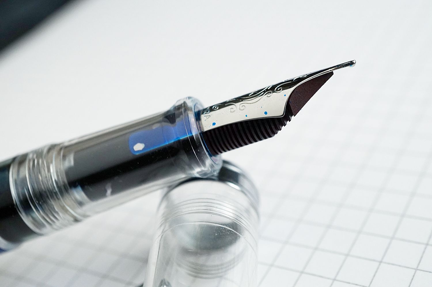 Aurora 88 Minerali Fountain Pen - Azurite (Blue) — The Clicky Post